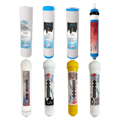 فیلتر تصفیه آب زیر سینک اس اس وی مدل H810 مجموعه 8 عددی