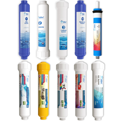 فیلتر تصفیه آب زیر سینک اس اس وی مدل L1000 بسته 10 عددی
