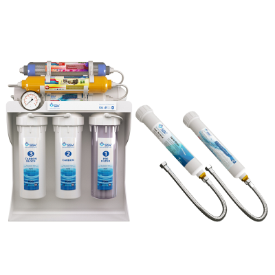 دستگاه تصفیه کننده آب خانگی اس اس وی مدل UltraPro X800 به همراه فیلتر دوش و سرویس بهداشتی