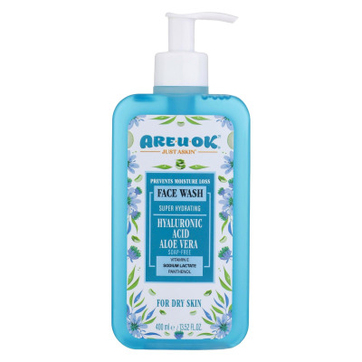 ژل شست و شوی صورت آریواکی مدل فوق آبرسان مناسب پوست های خشک حجم 400 میلی لیتر