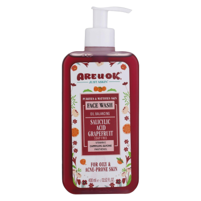 ژل شست و شوی صورت آریواکی مدل تنظیم کننده چربی مناسب پوست های چرب و آکنه دار حجم 400 میلی لیتر