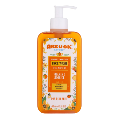 ژل شست وشوی صورت آریواکی مدل روشن کننده مناسب پوست های مات و کدر حجم 400 میلی لیتر ژل شست وشوی صورت آریواکی مدل روشن کننده مناسب پوست های مات و کدر حجم 400 میلی لیتر