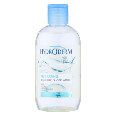 محلول پاک کننده آرایش صورت هیدرودرم مدل آلوئه ورا مناسب پوست های خشک حجم 250 میلی لیتر محلول پاک کننده آرایش صورت هیدرودرم مدل آلوئه ورا مناسب پوست های خشک حجم 250 میلی لیتر