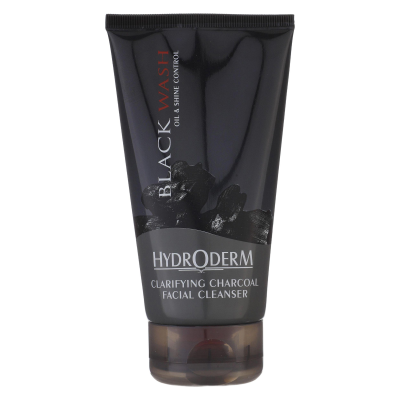 ژل شست و شو هیدرودرم مدل Black Wash مناسب پوست های چرب حجم 150 میلی لیتر