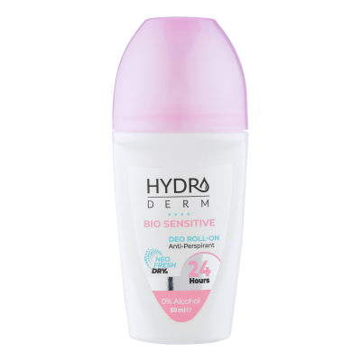 رول ضد تعریق زنانه هیدرودرم مدل Bio Sensetive حجم 50 میلی لیتر