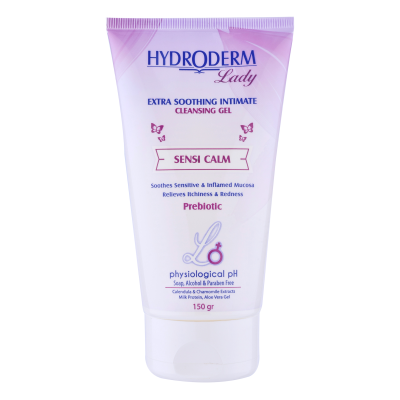 ژل بهداشتی بانوان هیدرودرم مدل Sensi Calm حجم 150 گرم ژل بهداشتی بانوان هیدرودرم مدل Sensi Calm مقدار 150 گرم