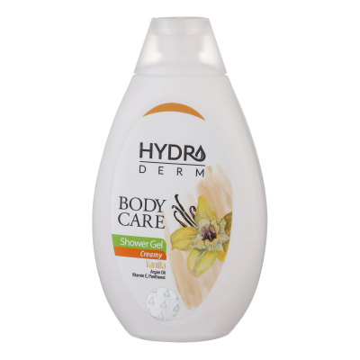 شامپو بدن کرمی هیدرودرم مدل Vanilla مناسب انواع پوست حجم 500 میلی لیتر شامپو بدن کرمی هیدرودرم مدل Vanilla مناسب انواع پوست حجم 500 میلی لیتر