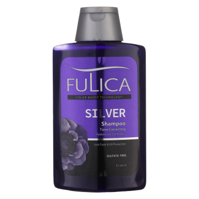 شامپو ضد زردی مو فولیکا مدل SILVER حجم 200 میلی لیتر شامپو ضد زردی مو فولیکا مدل SILVER حجم 200 میلیلیتر