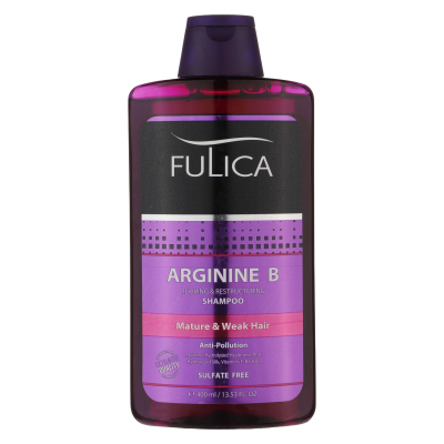 شامپو تقویت کننده مو فولیکا مدل Arginine B مناسب موهای آسیب دیده وزن 400 گرم شامپو تقویتکننده مو فولیکا مدل Arginine B مناسب موهای آسیب دیده وزن 400 گرم