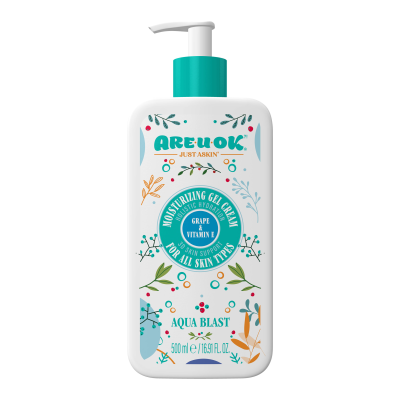 ژل آبرسان آریواوکی مدل Grape And Vitamin E حجم 500 میلی لیتر