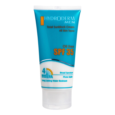 کرم ضد آفتاب فاقد چربی هیدرودرم مدل Men SPF35 وزن 50 گرم کرم ضد آفتاب فاقد چربی هیدرودرم مدل Men SPF35 وزن 50 گرم