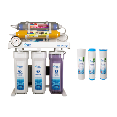 دستگاه تصفیه کننده آب اس اس وی مدل MaxTec X1000 به همراه فیلتر بسته 3 عددی