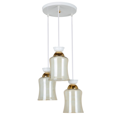 چراغ آویز چشمه نور مدل A1283-3H-WT