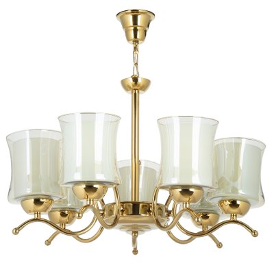 لوستر 7 شعله چشمه نور کد A823-7-G لوستر 7 شعله چشمه نور کد A823-7-G