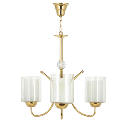 لوستر 3 شعله چشمه نور کد A824-3-G لوستر 3 شعله چشمه نور کد A824-3-G