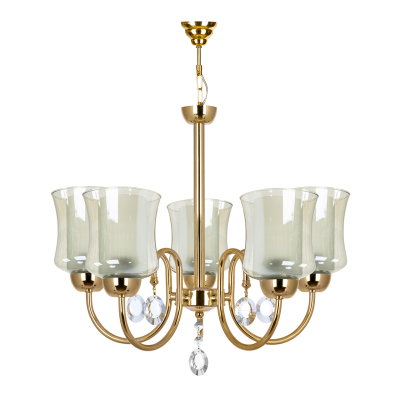 لوستر آویز پنج شعله چشمه نور کد 811-5