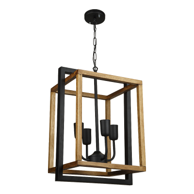 لوستر آویز چهار شعله چشمه نور کد 2224-4