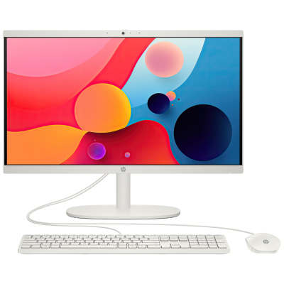 کامپیوتر All in One اچ پی 21.5 اینچ مدل DG0012nh Core i3 N300 16GB 1TB کامپیوتر همه کاره 21.5 اینچ اچ پی مدل DG0012nh با پردازنده Core i3 N300 رم 16 گیگابایت از نوع DDR5 حافظه داخلی یک ترابایت SSD کارت گرافیک UHD Graphics (integrated) نمایشگر از نوع VA