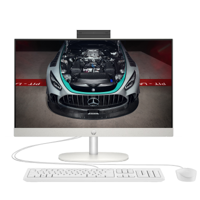 کامپیوتر All in One اچ پی 23.8 اینچ مدل CR0125nh Core i7 1355U 16GB 1TB کامپیوتر همه کاره 23.8 اینچ اچ پی مدل CR0125nh با پردازنده Core i7 1355U رم 16 گیگابایت از نوع DDR4 حافظه داخلی یک ترابایت SSD کارت گرافیک Iris Xe (Function as UHD Graphics) نمایشگر از نوع IPS