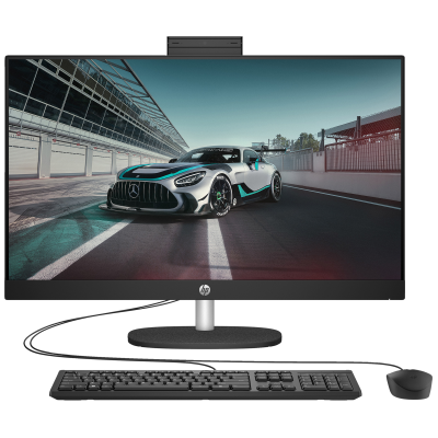 کامپیوتر All in One اچ پی 23.8 اینچ مدل CR0126nh Core i7 1355U 8GB 512GB کامپیوتر همه کاره 23.8 اینچ اچ پی مدل CR0126nh با پردازنده Core i7 1355U رم 8 گیگابایت از نوع DDR4 حافظه داخلی 512 گیگابایت SSD کارت گرافیک UHD Graphics (integrated) نمایشگر از نوع IPS