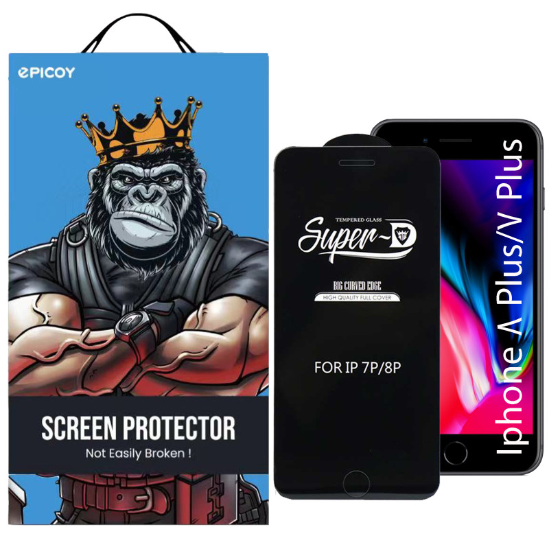 گلس گوشی اپل آیفون 8 پلاس / 7 پلاس اپیکوی مدل Super 5D