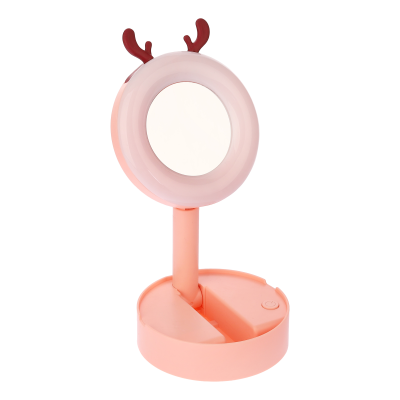 آینه آرایشی رینگ لایت دار مدل NO.0838-2 آینه آرایشی رینگلایتدار مدل NO.0838-2