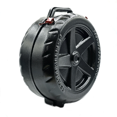 جعبه ابزار خودرو طرح تایر مدل دو طبقه سایز 40 سانتی متر