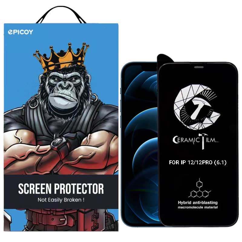 محافظ صفحه نمایش سرامیکی گوشی اپل iPhone 12 / 12 Pro اپیکوی مدل CR7