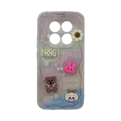 کاور مدل عروسکی فانتزی گوشی شیائومی Redmi Note 14 Pro 4G طرح کیوت