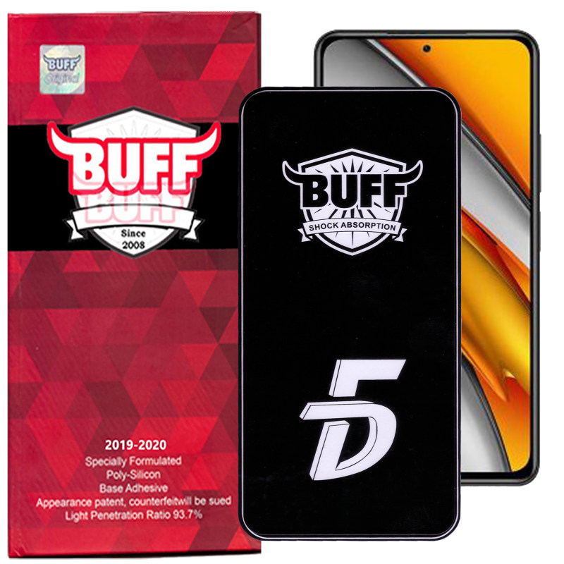 گلس گوشی شیائومی K40/K40 Pro /K40 Pro Plus/Poco F3 / 11i / K30 /Poco X2 / X3/ X3 NFC / X3 Pro /10T Lite 5G / 10T 5G / 10T Pro 5G بوف مدل F33 5D