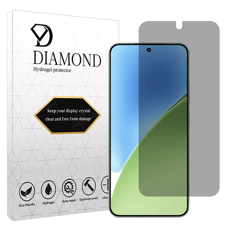 محافظ صفحه نمایش حریم شخصی گوشی شیائومی 15 Pro دیاموند مدل Tough
