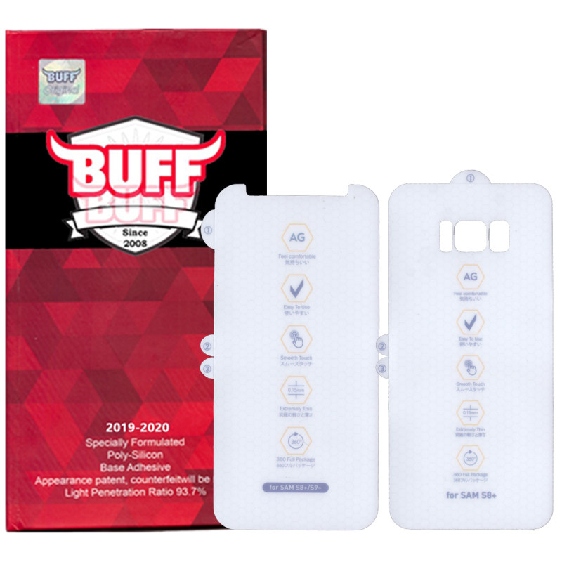 محافظ صفحه نمایش و پشت گوشی سامسونگ Galaxy S8 Plus بوف مدل HgM15