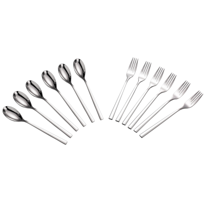 سرویس قاشق و چنگال 12 پارچه 6 نفره جی فی نی مدل 10