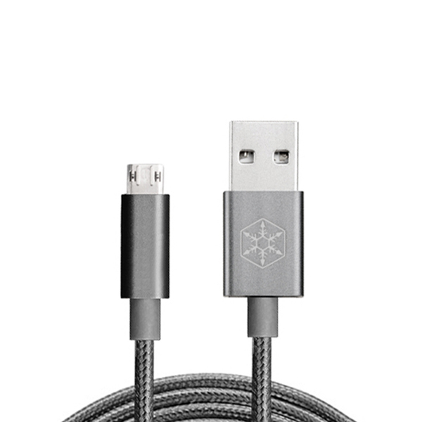 کابل Micro USB سیلور استون مدل CPU01 طول 0.5 متر
