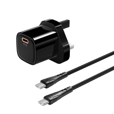 شارژر دیواری مک دودو 20وات مدل Fast Charger kit CH-472 به همراه کابل تایپ سی 60 وات