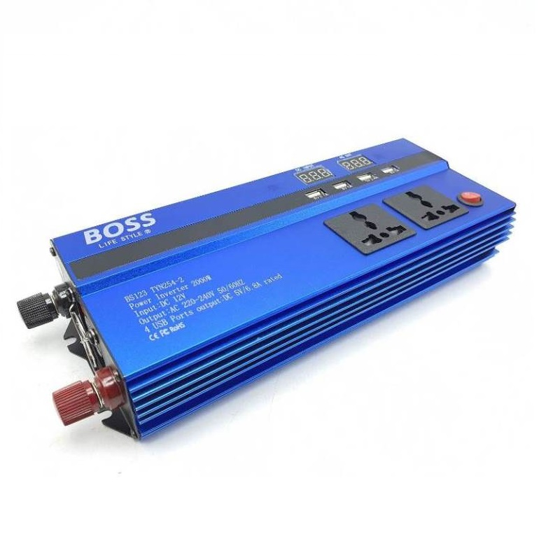 مبدل برق خودرو باس مدل BS123 TYN254-2 ظرفیت 2000 وات مبدل برق خودرو باس مدل BS123 TYN254-2 ظرفیت 2000 وات