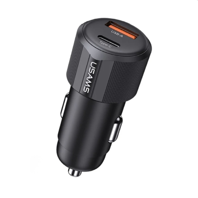 شارژر فندکی دو پورت یوسمز مدل CC283 توان 60 وات