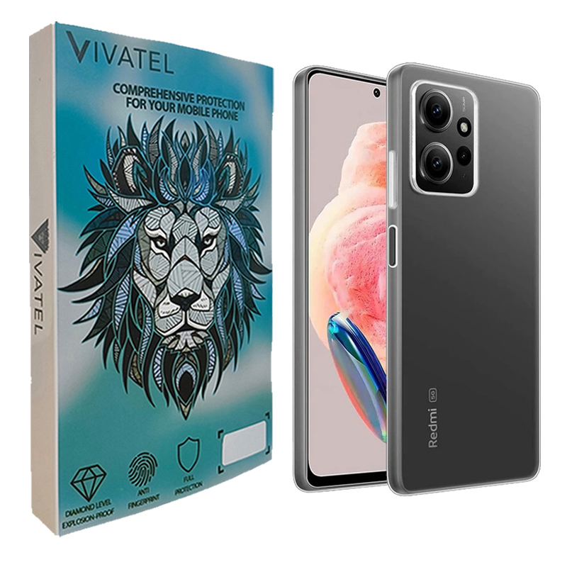 کاور ویواتل مدل Transparent مناسب برای گوشی موبایل شیائومی Redmi Note 12 4G