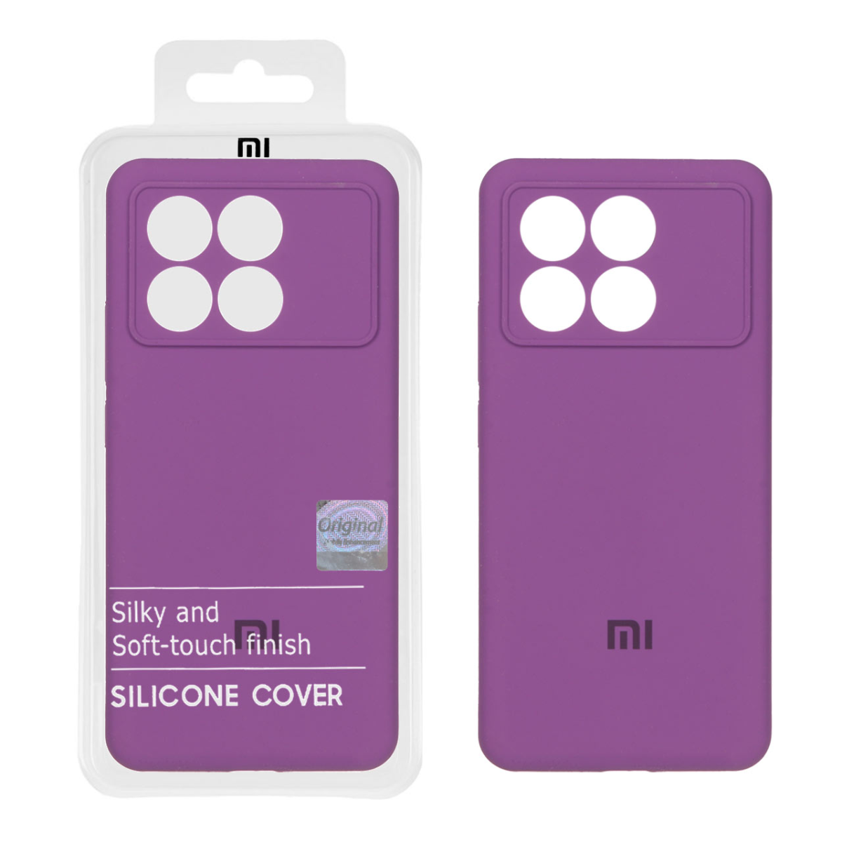 کاور گوشی شیائومی Poco X6 Pro 5G مستر کوالیتی مدل سیلیکونی پاک کنی