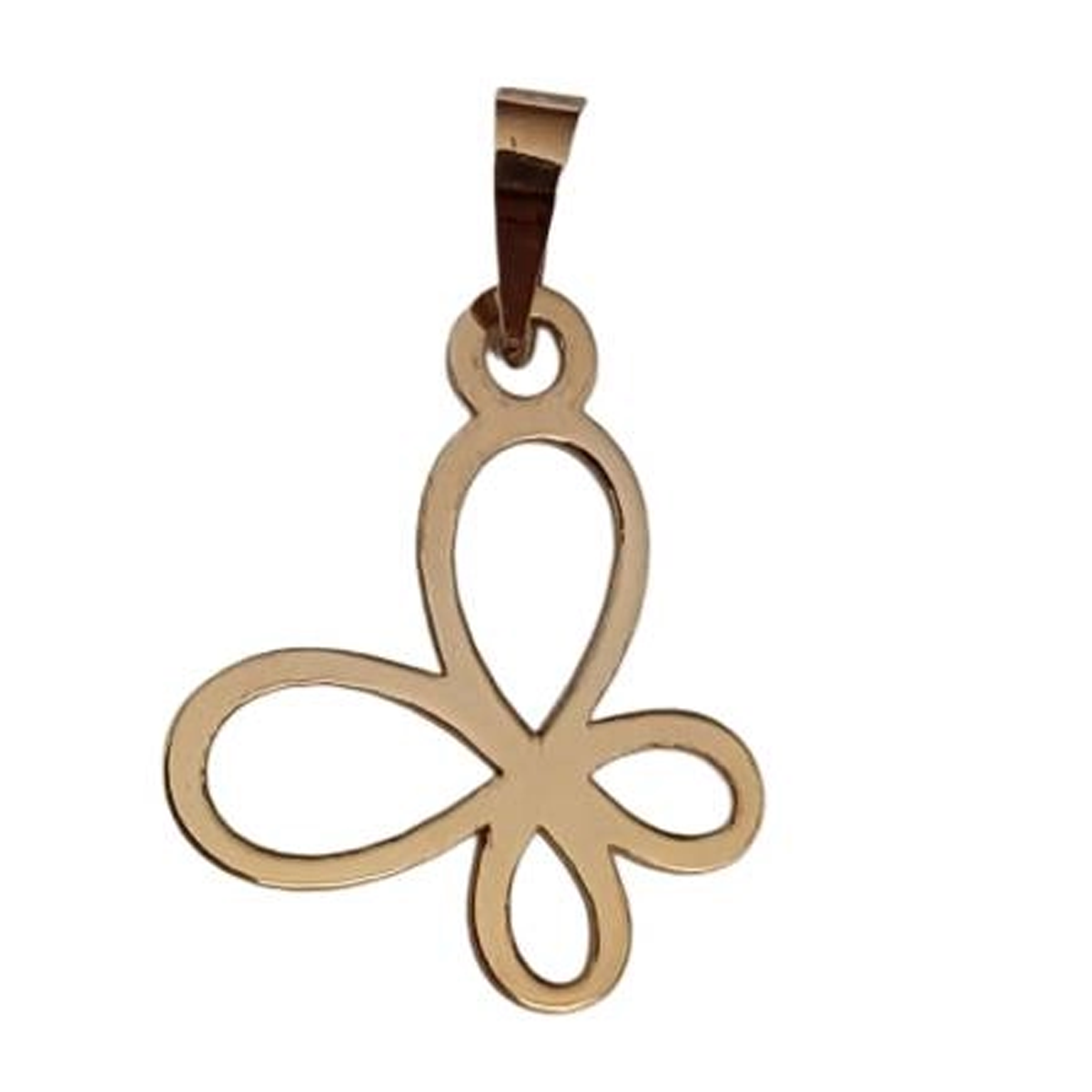 آویز طلا زنانه اپال گلد مدل پروانه کد G0019