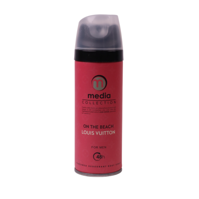 اسپری دئودورانت مردانه مدیا مدل LOIS VUITTON حجم 200 میلی لیتر اسپری دئودورانت مردانه مدیا مدل LOIS VUITTON حجم 200 میلیلیتر