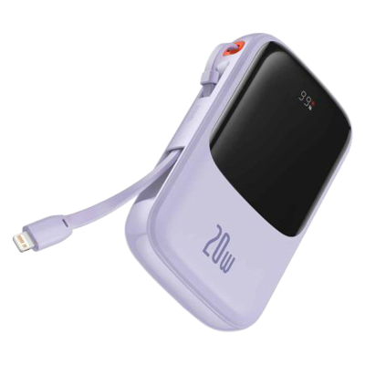 پاوربانک باسئوس مدل Qpow Pro ظرفیت 10000 میلی آمپر ساعت