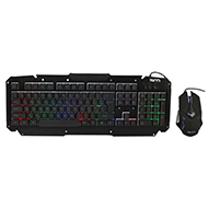 کیبورد و ماوس گیمینگ با سیم تسکو مدل TKM 8133