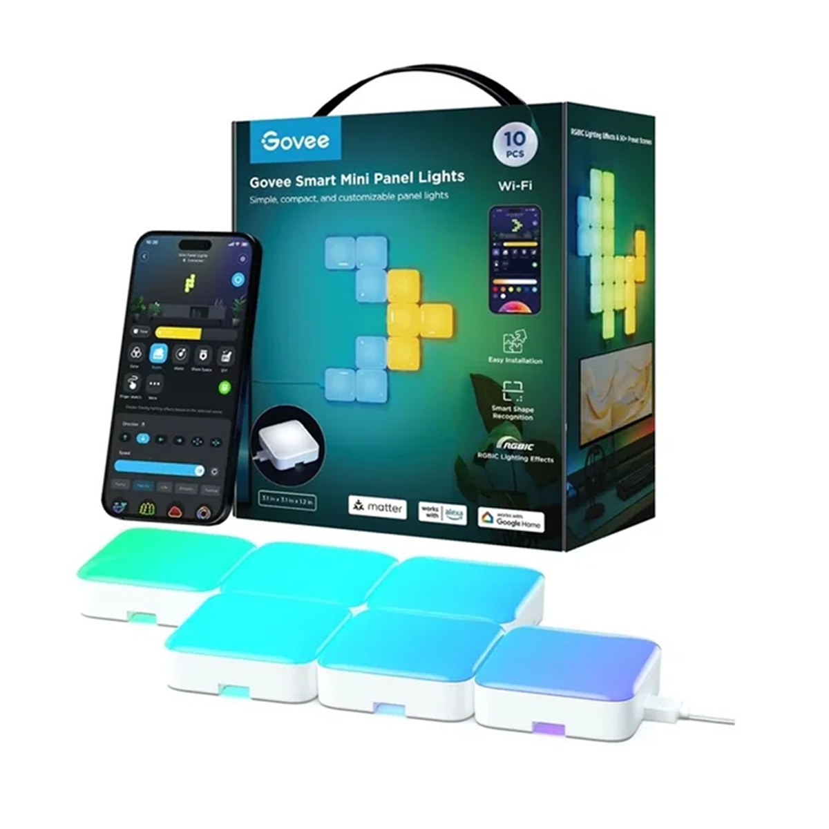 پنل هوشمند گووی مدل Mini Panel Lights H8069-small-image