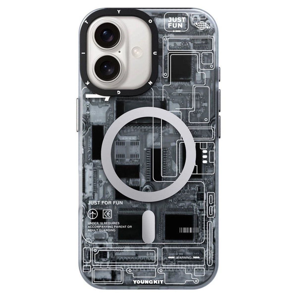 کاور گوشی اپل iphone 16 یانگ کیت مدل Technology Futuristic