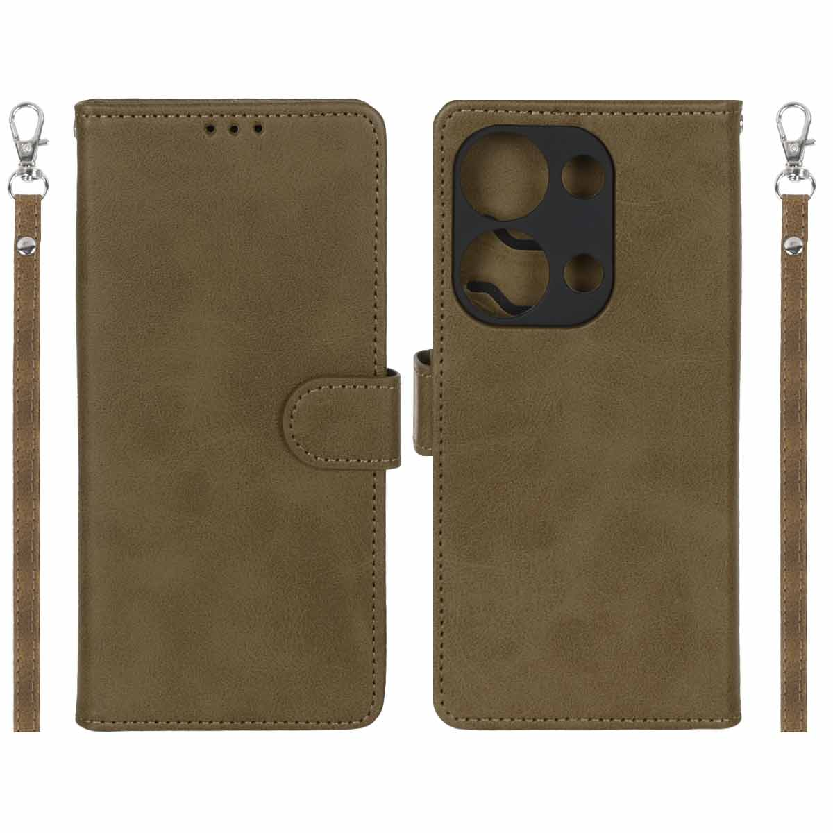 کیف کلاسوری گوشی شیائومی Redmi Note 14S مدل مگنتی جاکارتی محافظ لنزدار