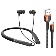 پک هندزفری بی سیم هیسکا مدل FX-293 و کابل تایپ سی LX835 -small-image