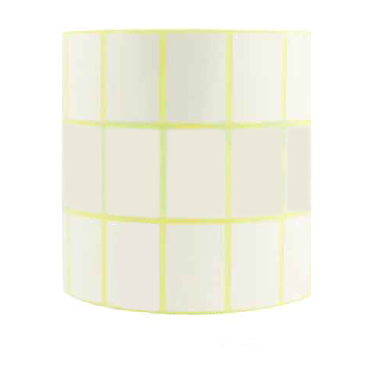 رول 6000 تایی لیبل کاغذی سه ردیفه 35x25