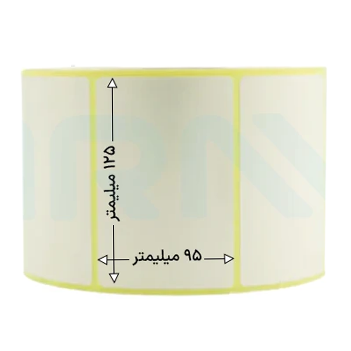 رول 500 تایی لیبل کاغذی تک ردیفه 95x125 رول 500 تایی لیبل کاغذی تک ردیفه 95x125