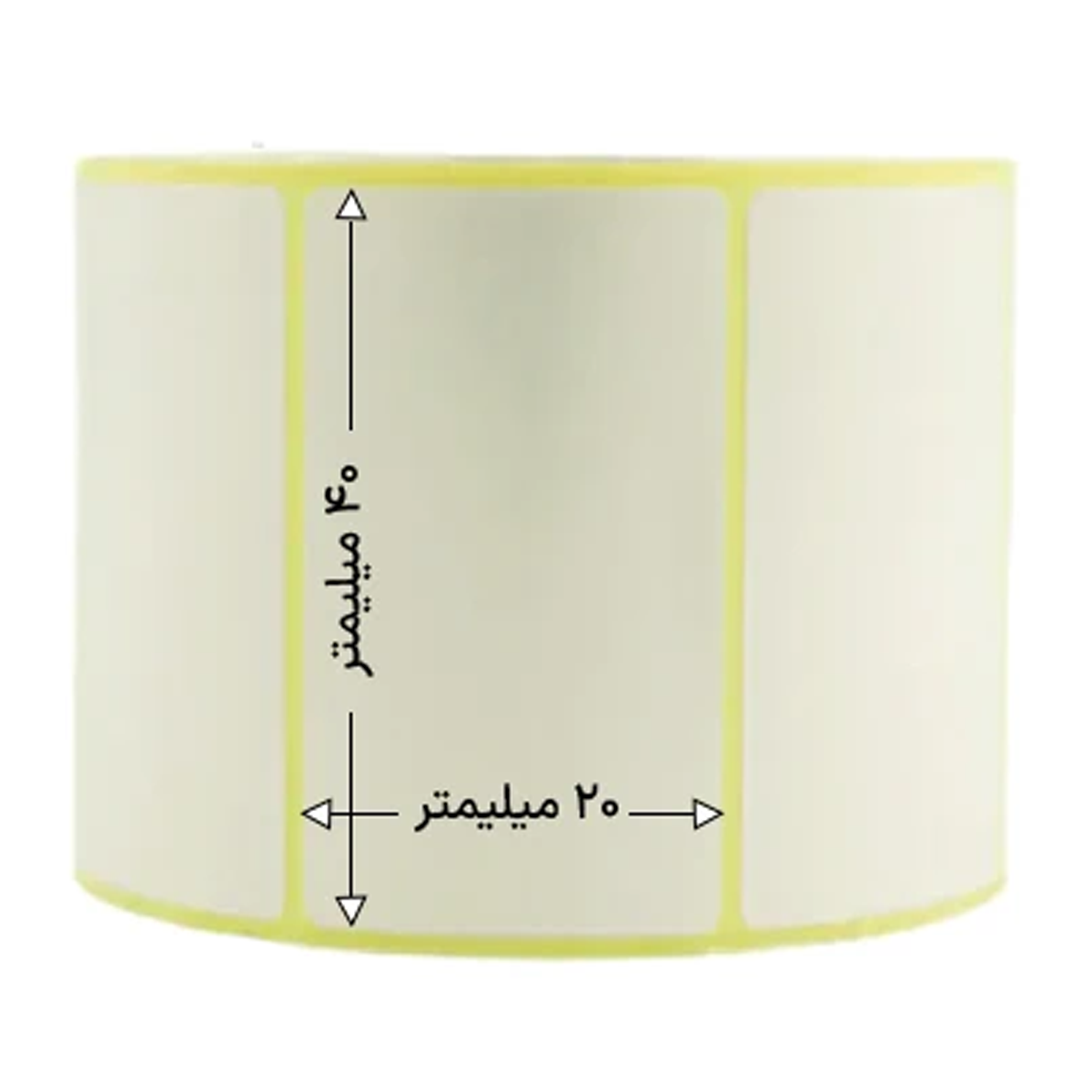 رول 4000 تایی لیبل پی وی سی تک ردیفه 40x20 رول 4000 تایی لیبل پی وی سی دو ردیفه 40x20-small-image